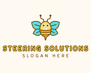 Cute Bee Nursery logo design