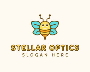 Cute Bee Nursery logo design