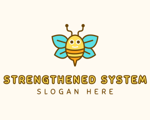 Cute Bee Nursery logo design