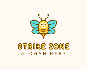 Cute Bee Nursery logo design