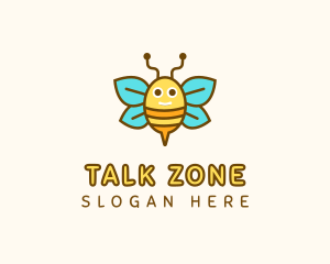 Cute Bee Nursery logo design