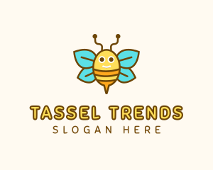 Cute Bee Nursery logo design