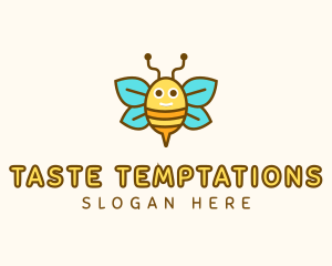 Cute Bee Nursery logo design