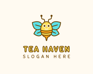 Cute Bee Nursery logo design