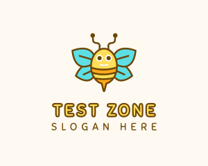 Cute Bee Nursery logo design