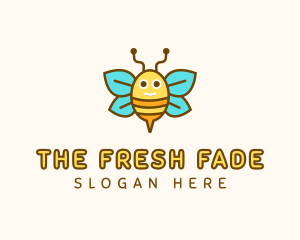 Cute Bee Nursery logo design