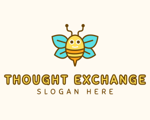 Cute Bee Nursery logo design