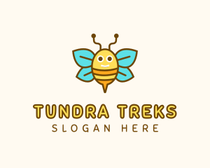 Cute Bee Nursery logo design