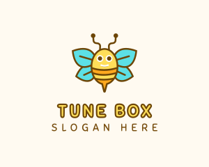 Cute Bee Nursery logo design