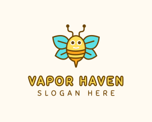 Cute Bee Nursery logo design