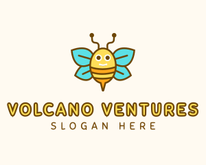 Cute Bee Nursery logo design