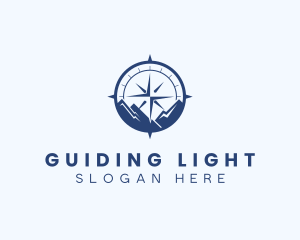 Mountain Compass Destination  logo design