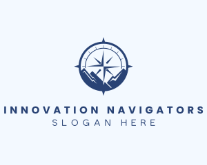 Mountain Compass Destination  logo design