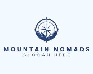 Mountain Compass Destination  logo design