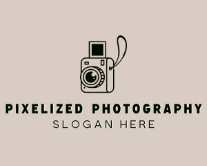 Polaroid Photography Camera logo design