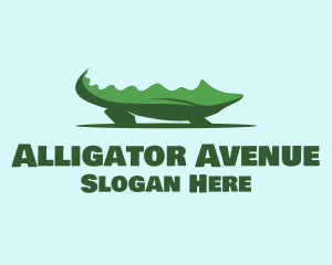 Green Wild Alligator logo