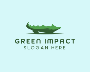 Green Wild Alligator logo