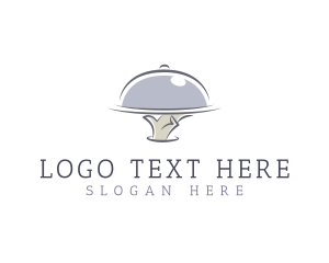 Waiter Hand Tray Logo