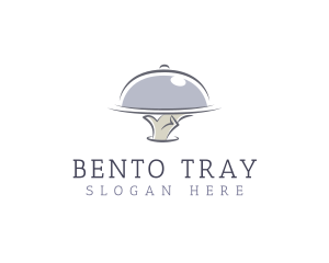 Waiter Hand Tray logo design