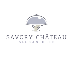 Waiter Hand Tray logo design