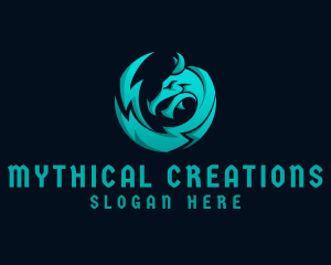 Dragon Lightning Gaming logo design