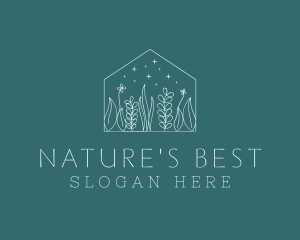 Nature Flowers Housing logo design