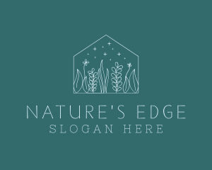 Nature Flowers Housing logo design