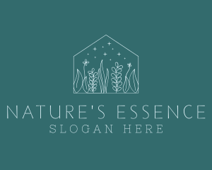 Nature Flowers Housing logo design