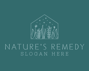 Nature Flowers Housing logo design