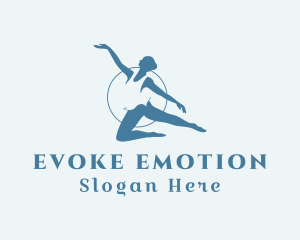 Woman Ballet Instructor  logo design