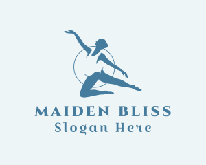 Woman Ballet Instructor  logo design