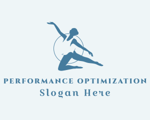 Woman Ballet Instructor  logo design