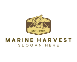 Fishing Marine Seafood logo design