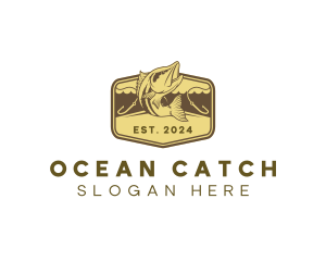 Fishing Marine Seafood logo design