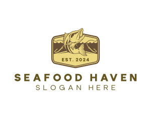 Fishing Marine Seafood logo design