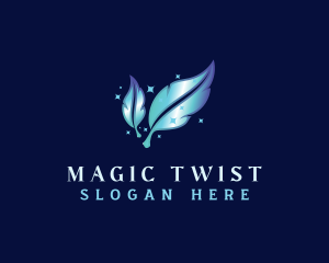 Magic Feather Quill logo design