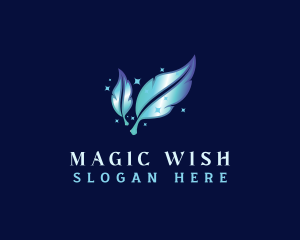 Magic Feather Quill logo design