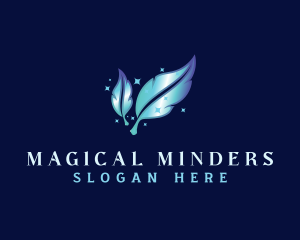 Magic Feather Quill logo design