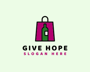 Wine Shopping Bag logo