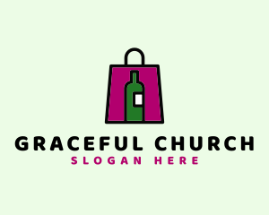 Wine Shopping Bag logo