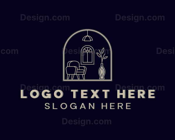 Interior Design Furniture Decor Logo