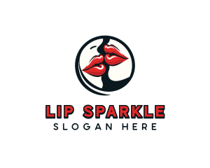 Intimate Lips Sexy logo design