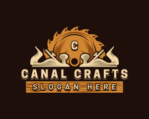 Wood Craft Tools logo design