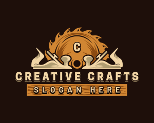 Wood Craft Tools logo design