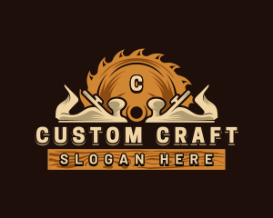 Wood Craft Tools logo design