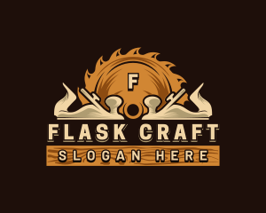 Wood Craft Tools logo design