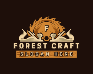 Wood Craft Tools logo design