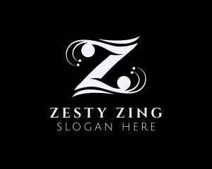 Elegant Cursive Letter Z logo design