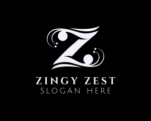 Elegant Cursive Letter Z logo design