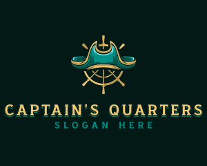 Pirate Captain Hat logo design